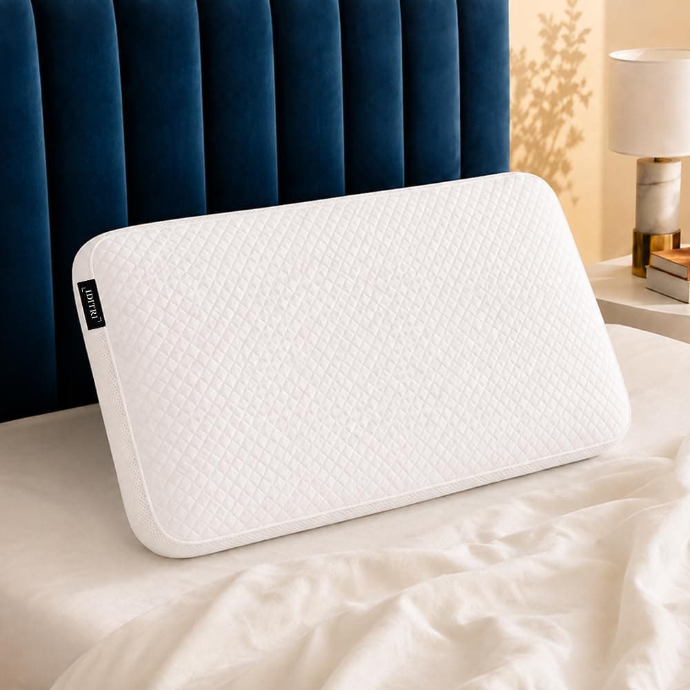 IDITRI Bed Pillow for Sleeping, Guest Room Ready, Milk White